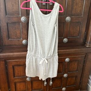 RD Style Gray Sleeveless Romper